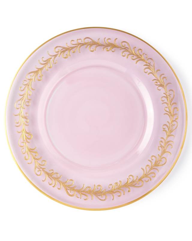 Blush Oro Bello Charger Plates, Set of 4